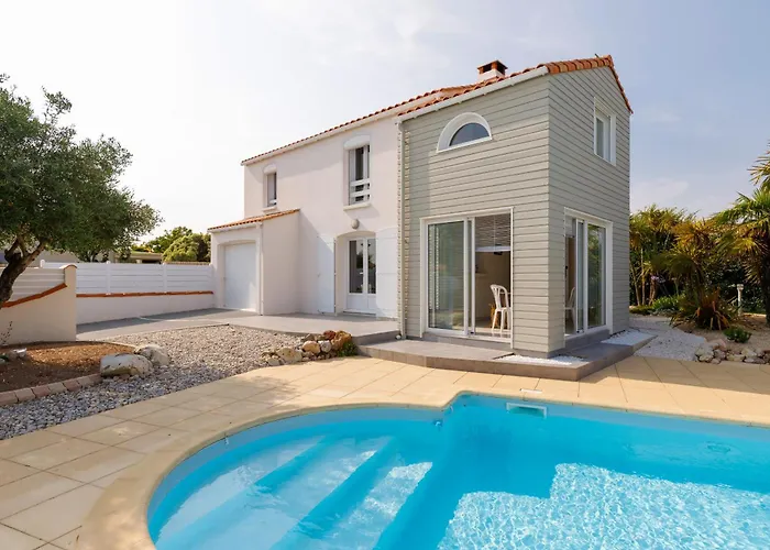 בית נופש Paisible Escale A Talmont-saint-hilaire Avec Piscine